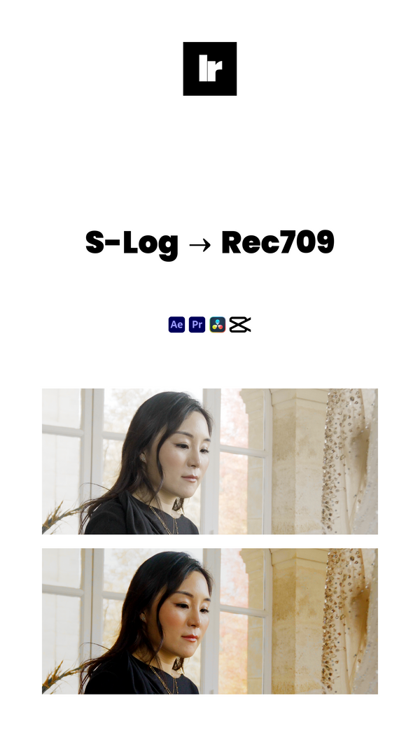 S-Log vers Rec709